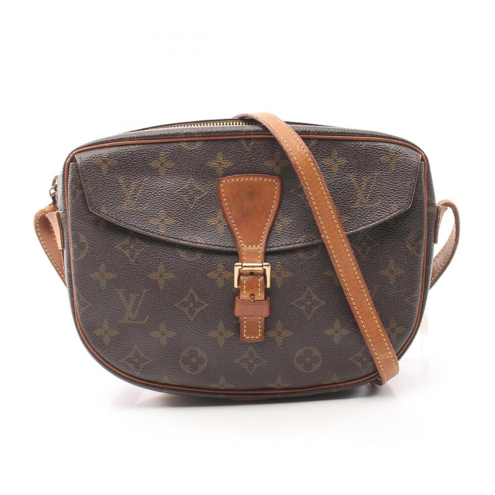 Louis Vuitton Jeune Fille Shoulder Bag Canvas Leather Monogram Brown